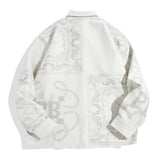 Men's Breathable Vintage Jacquard Shirt